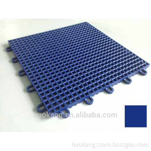 Suspended PP interlocking sports flooring tile